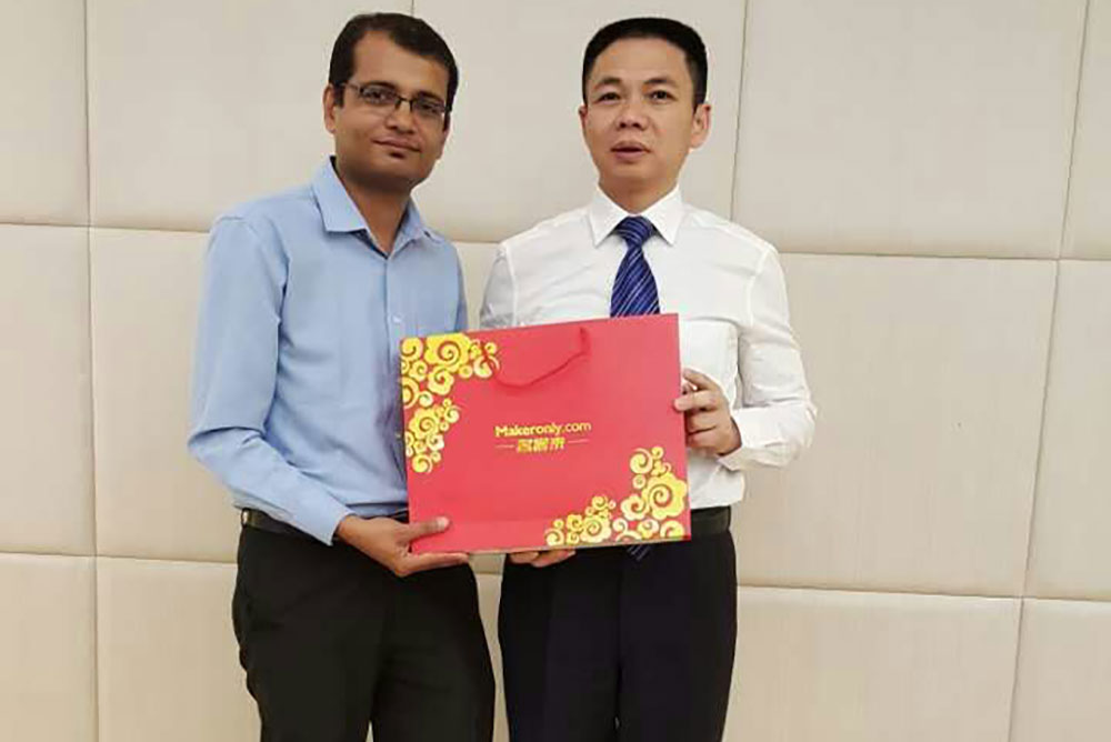 Chairman Qin Changling met with Mr. Bhushan Patil, Chairman of Pay TM India’s largest mobile paymen